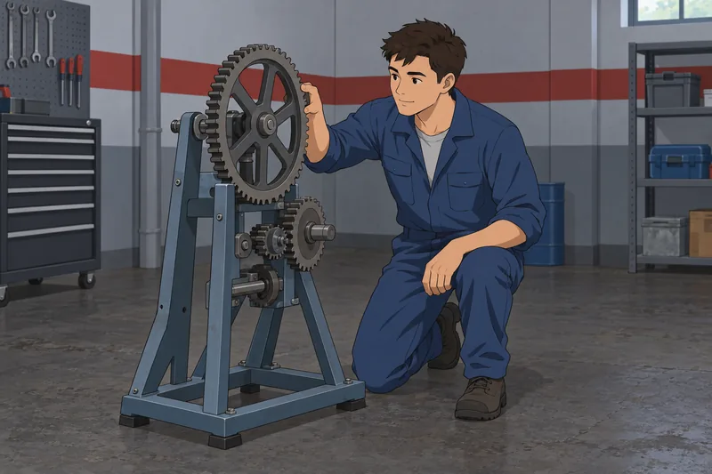 ASVAB Practice Quiz presents careful gear reasoning.
