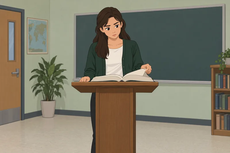 ASVAB Word Knowledge quiz in a classroom.