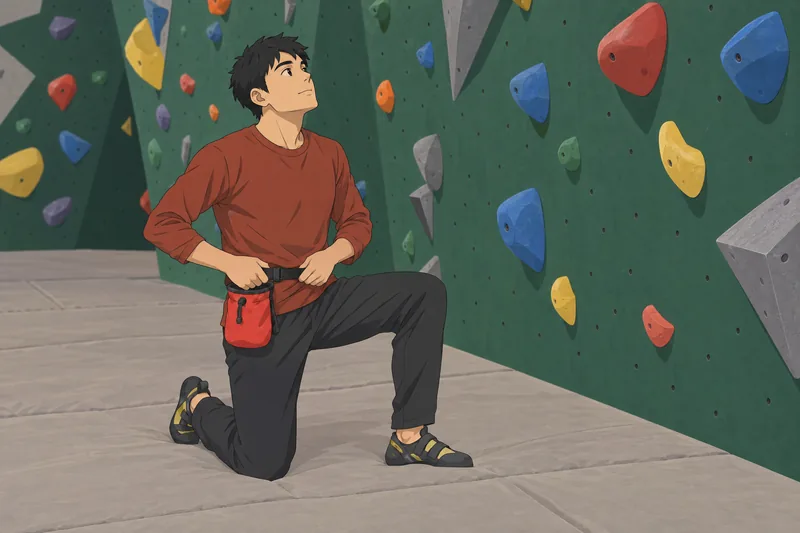 Athlete Personality Potential guides calm climbing preparation.