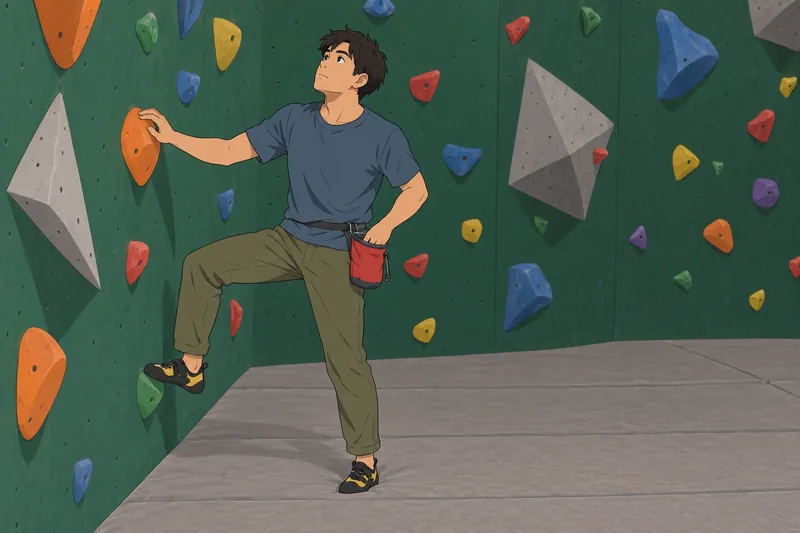 El potencial personal del deportista guía la escalada.