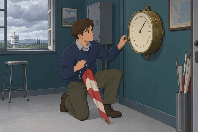 Atmosphere Quiz follows a barometer reading indoors.