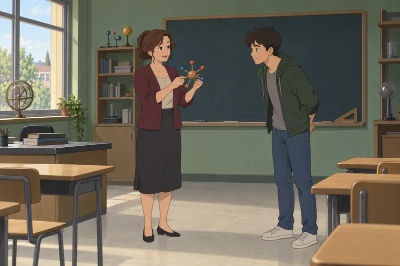 Atomic Theory Quiz shows a classroom atom model.