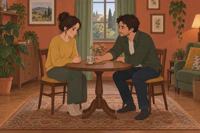 Close Relationships Attachment appears in a reassuring conversation.