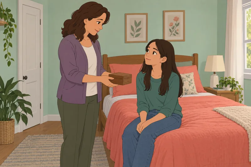 Parent Attachment Questionnaire shows a mother supporting autonomy.