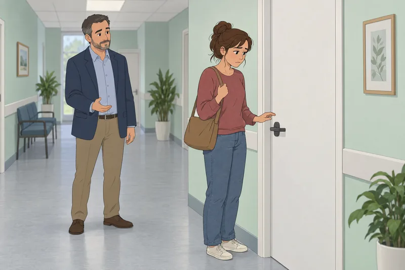 autoevaluación de rasgos muestra a alguien esperando.