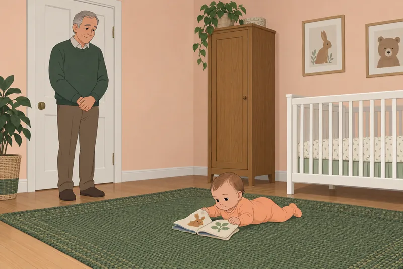 Baby Temperament Quiz in a nursery bedroom.