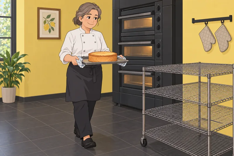 El cuestionario de repostería muestra un bizcocho.