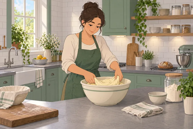 El cuestionario de repostería muestra masa elástica.