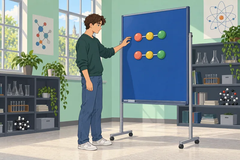 El cuestionario sobre balanceo guía una práctica química.