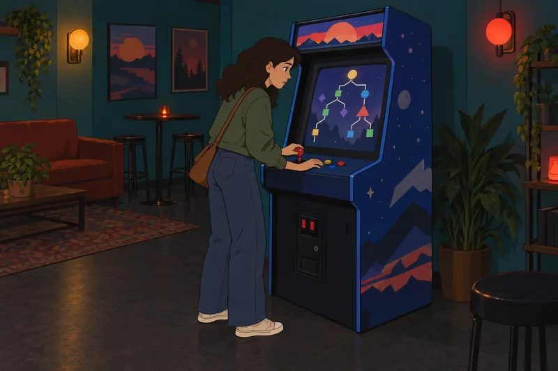 de Bartle sobre motivaciones aparece en un arcade.
