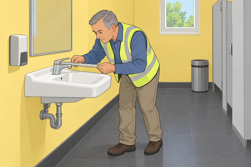 El cuestionario sobre baños muestra accesibilidad.