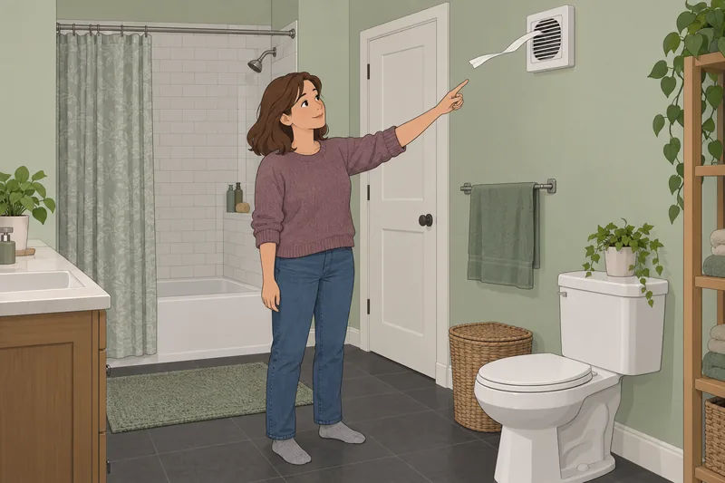 El cuestionario sobre baños muestra una revisión.