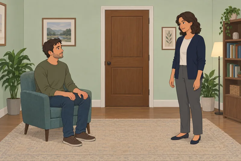 BDSM Archetype Quiz shows a quiet boundary conversation.