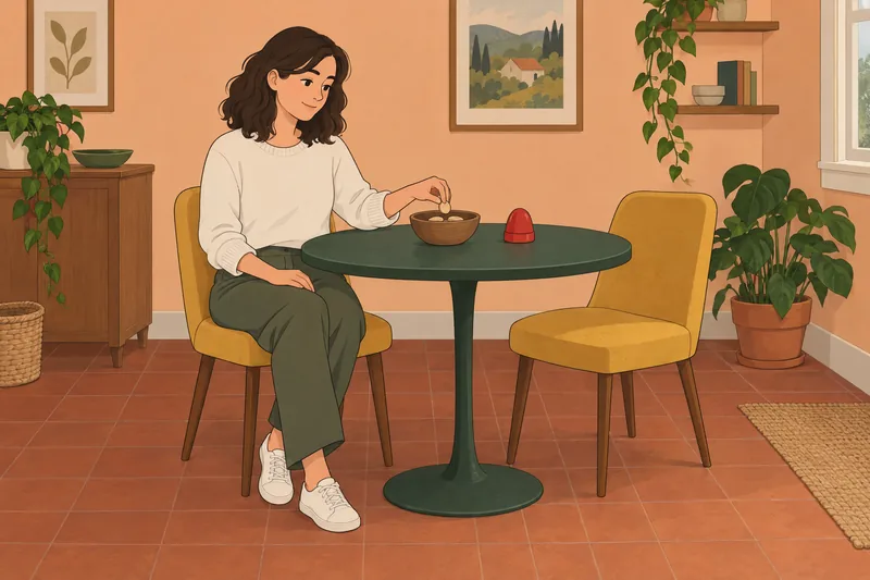 control del comportamiento muestra una pausa atenta.