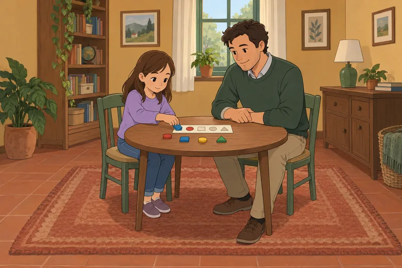 Behavior Rating Inventory guides a calm home routine.