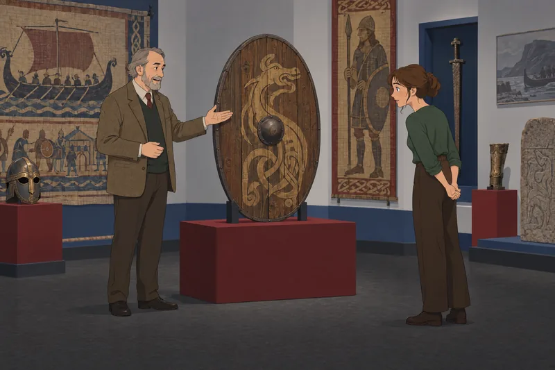 Beowulf Quiz appears beside a heroic shield.