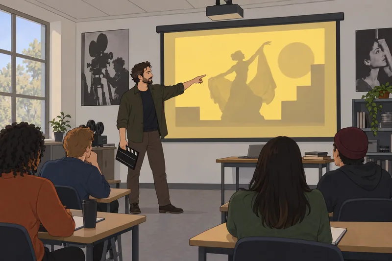 Quiz de Beyoncé: un visitante estudia una claqueta.