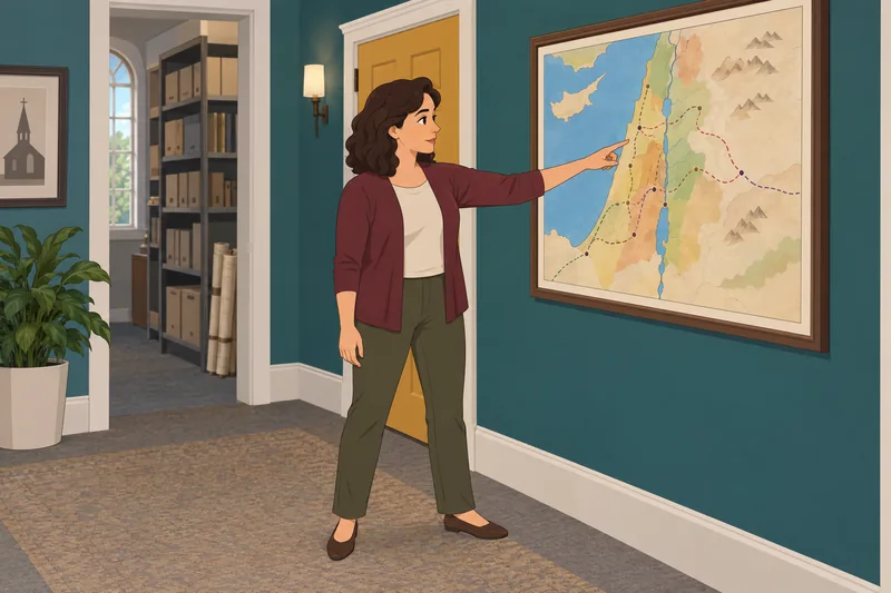 Bible Quiz Competition follows a biblical map.
