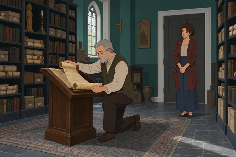 Bible Quiz Luke appears beside a preserved scroll.