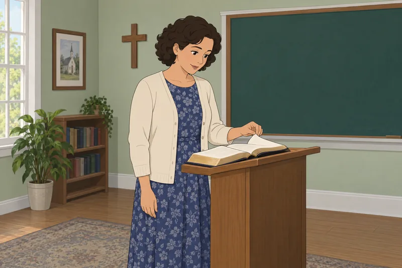 Un cuestionario bíblico sobre Gálatas en clase.