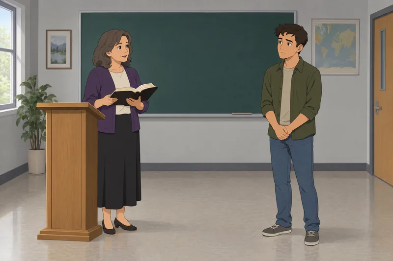 Bible Quiz on Job takes place in class.