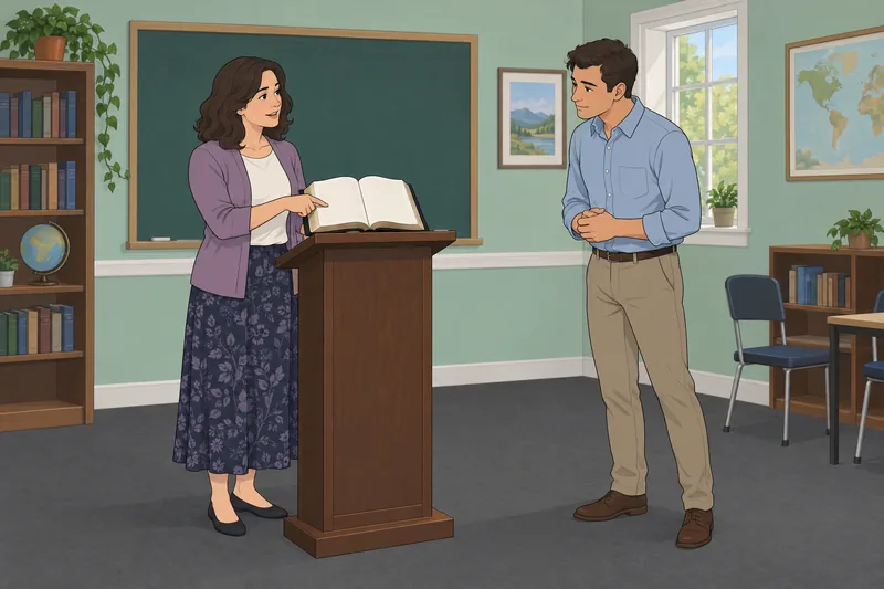 Bible Quiz on Mark fills a classroom.
