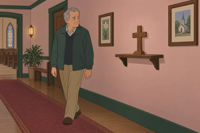 Bible Verse Quiz appears beside a carved cross.