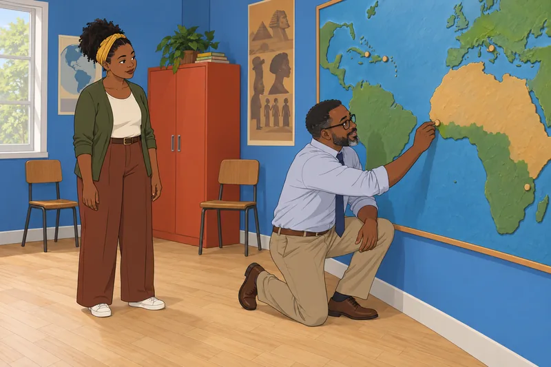 Black People Quiz comes alive in a classroom.