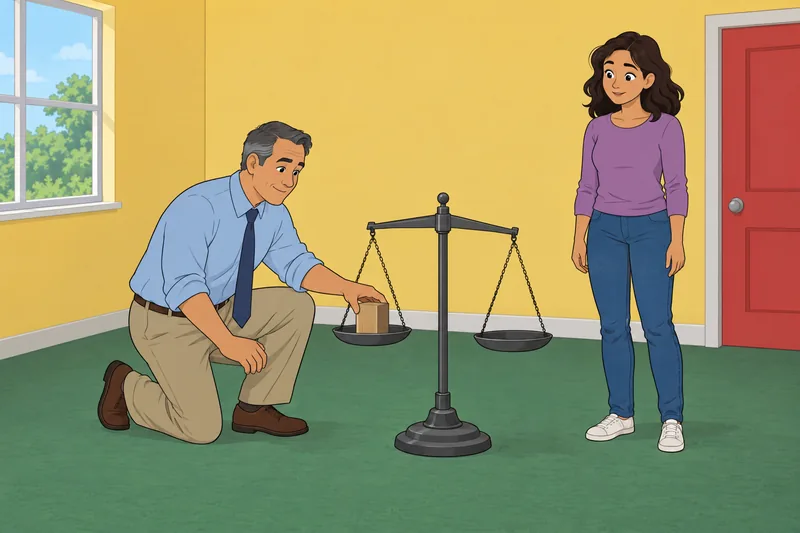 BMI Quiz presents a balance-scale lesson.