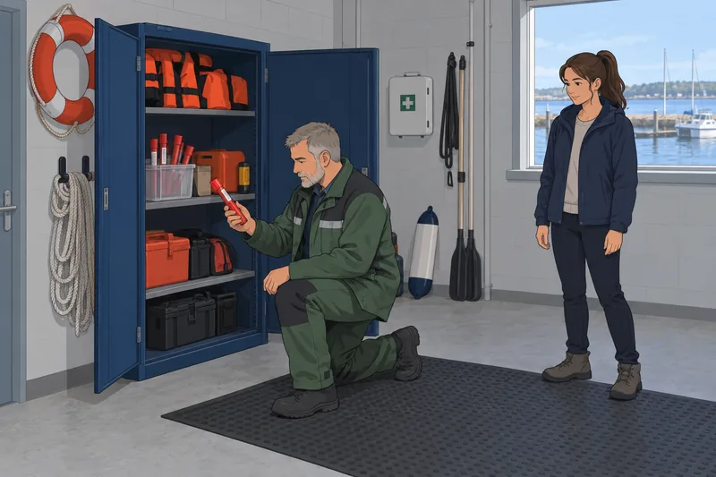 Boat Licence Quiz follows an emergency check.