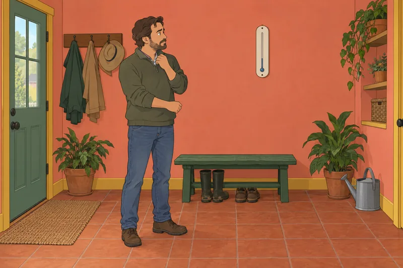 Body Awareness Questionnaire near an unmarked thermometer.