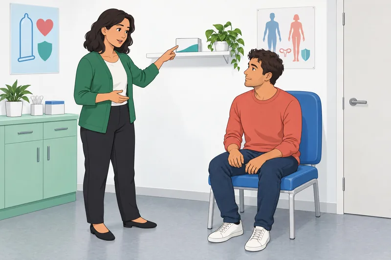 Body Count Quiz shows a calm clinic consultation.