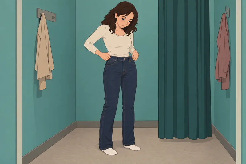 Body Image Questionnaire shows jeans fit.