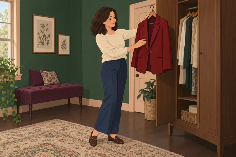 Body Type Quiz compares a jacket silhouette.
