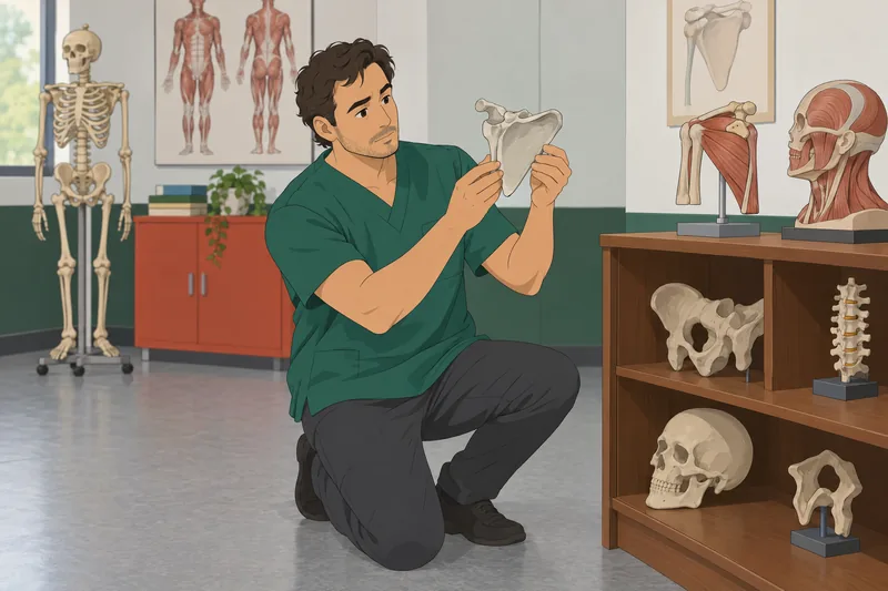 Bone Markings Quiz shows a scapula study.