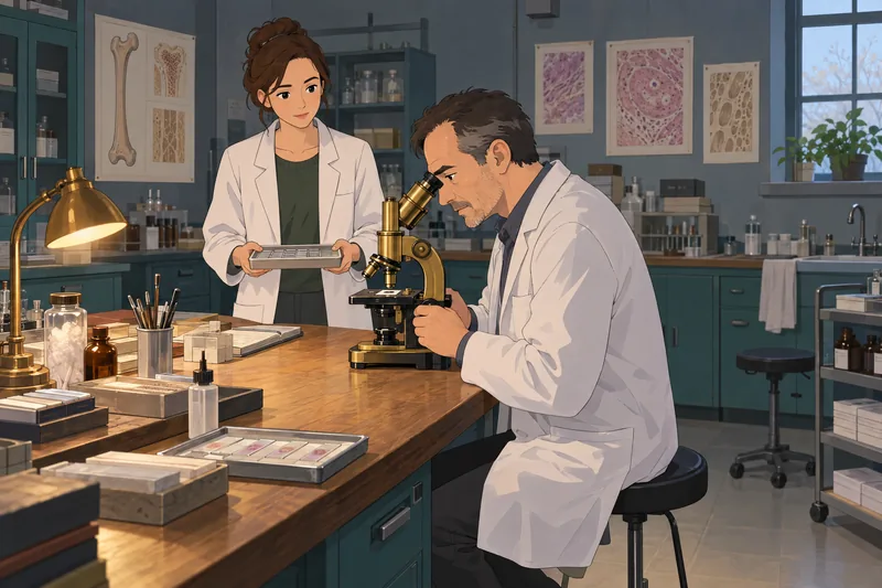 Bone Tissue Quiz follows a microscope lab lesson.