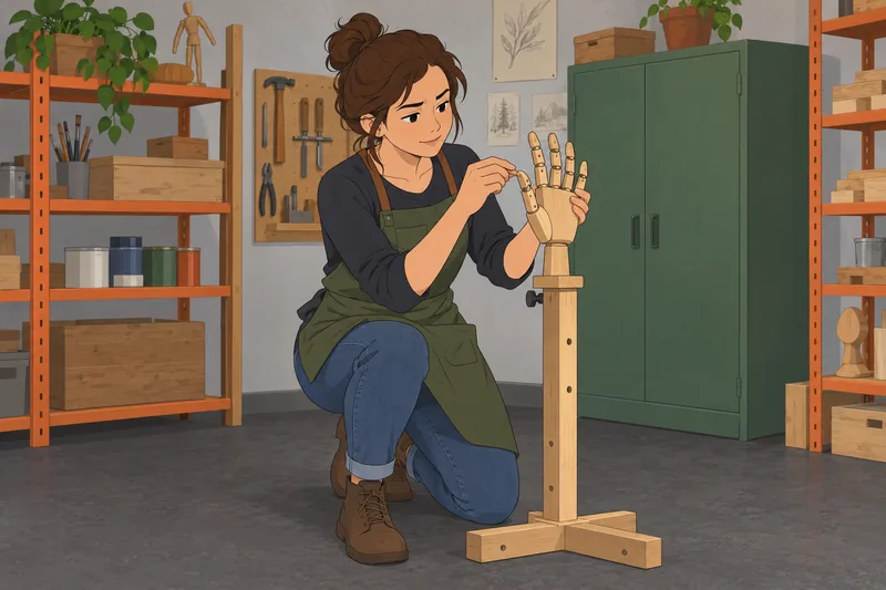 Bones Personality Quiz: a maker fits a hand.