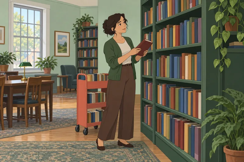 Book Personality Quiz: librarian compares two books.