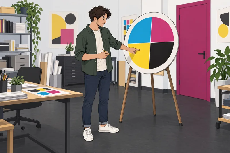 Bored Quiz shows a designer comparing color blocks.