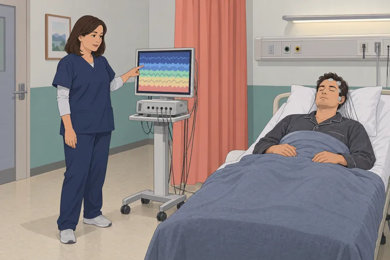 Brain Quiz highlights sleep-stage brain activity.