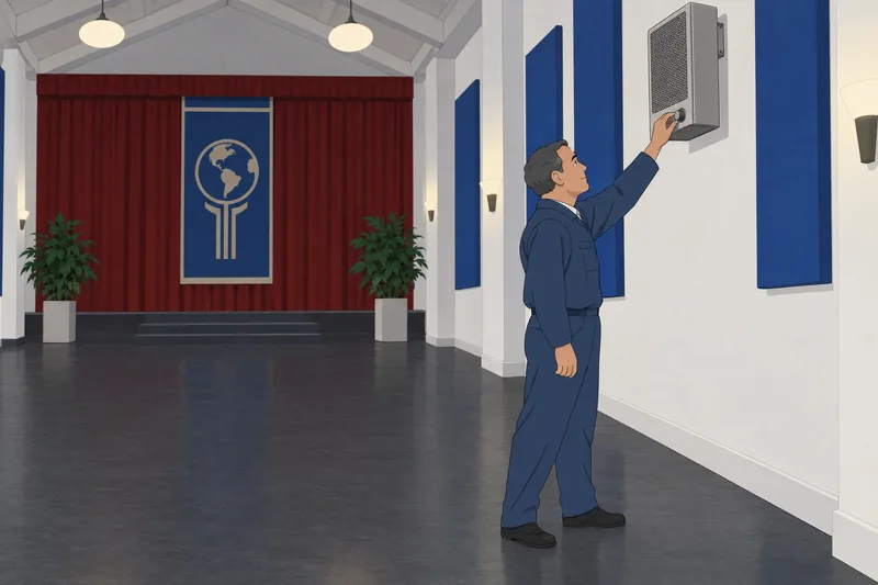 Brave New World echoes through a hall.