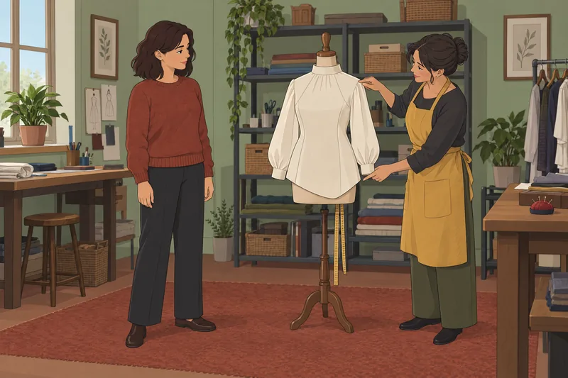 The Breast Shape Quiz shows a tailoring consultation.