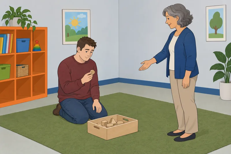 Brief Negative Symptom check during a sorting task.