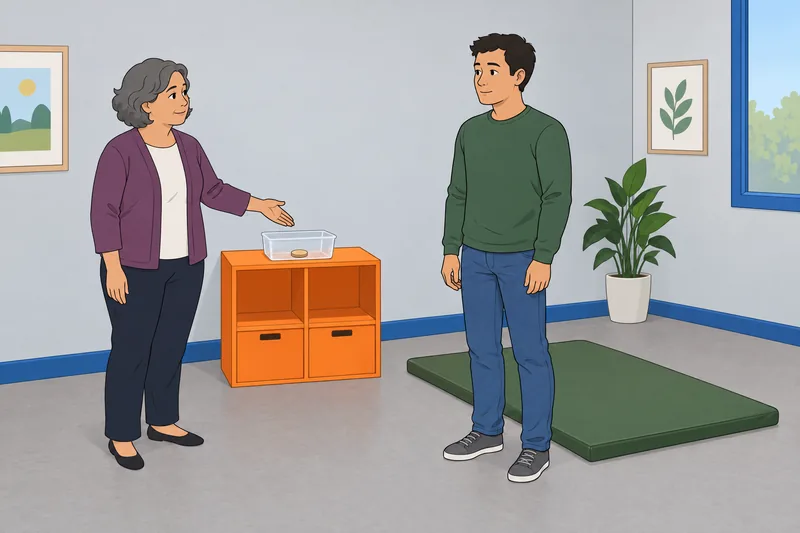 Una escena sobre escala breve de actividad.