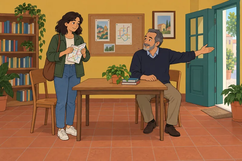 Esta escena muestra escala breve de adaptación cotidiana.