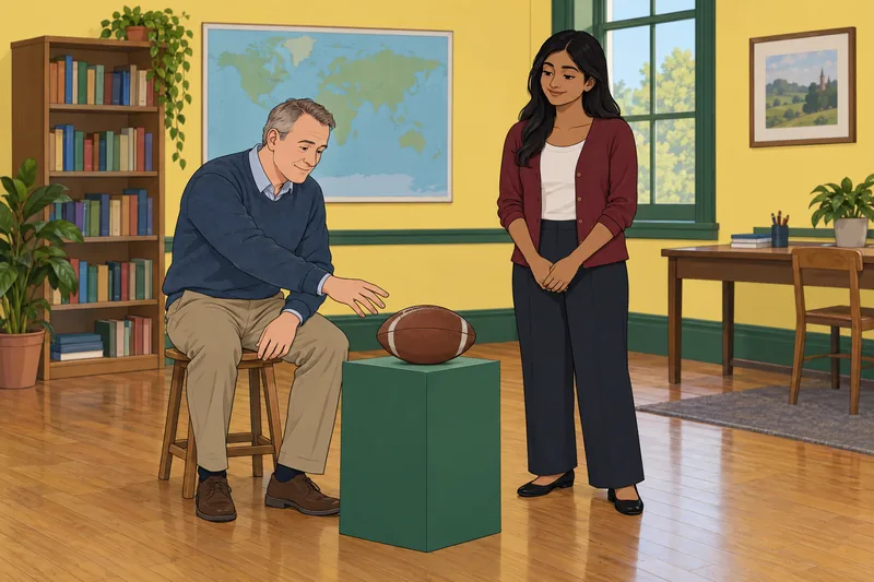 El cuestionario sobre deportes muestra un balón.