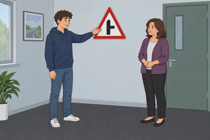 El cuestionario sobre señales aparece en clase.