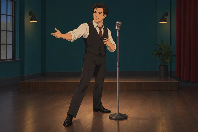 Britney Spears Quiz: performer rehearses a stage moment.