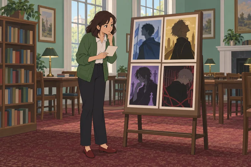 BSD Kin Quiz shows four fictional profiles.