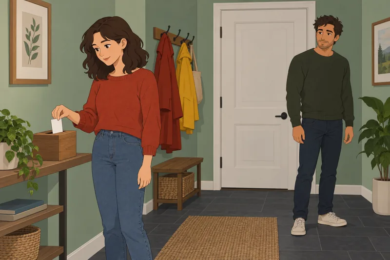 Build a Boyfriend appears in a quiet hallway.